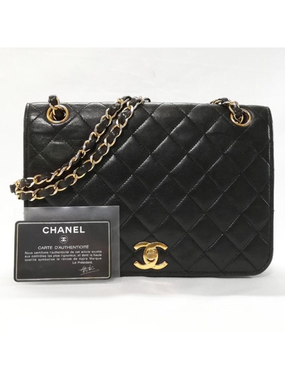 Chanel Quilted Single Flap Chain